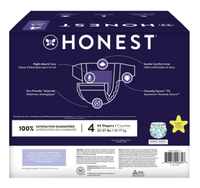 The Honest Company Overnight Baby Diapers, Sleepy Sheep, Size 4, 54 ct EasyOptionXY LLC