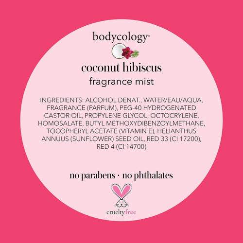 Bodycology Fragrance Body Mist, Coconut Hibiscus, 8 fl oz EasyOptionXY LLC