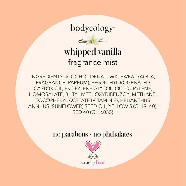 Bodycology Fragrance Body Mist, Whipped Vanilla, 8 fl oz EasyOptionXY LLC