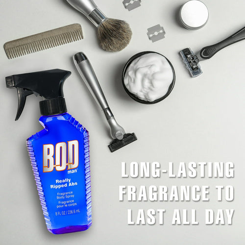 BOD Man Fragrance Body Spray, Really Ripped Abs, 8 fl oz EasyOptionXY LLC