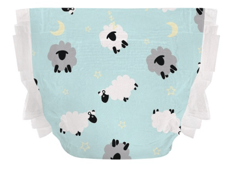 The Honest Company Overnight Baby Diapers, Sleepy Sheep, Size 5, 44 ct EasyOptionXY LLC
