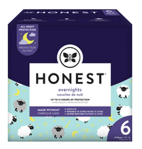The Honest Company Overnight Baby Diapers, Sleepy Sheep, Size 6, 42 ct EasyOptionXY LLC