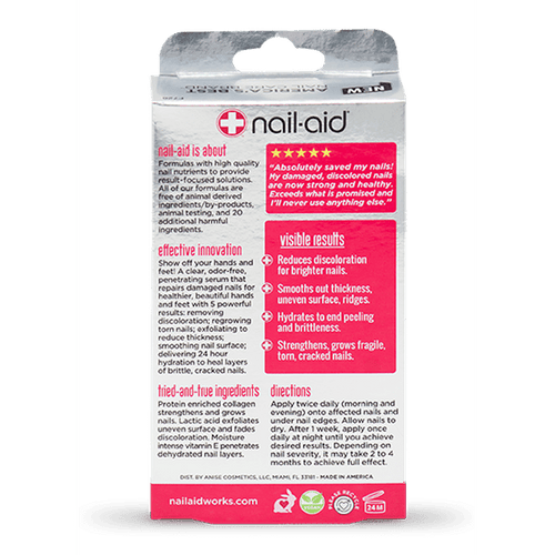Nail-Aid - 5-in-1 Damaged Nails Multi-Repair for Fingernails or Toenails EasyOptionXY LLC