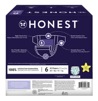 The Honest Company Overnight Baby Diapers, Sleepy Sheep, Size 6, 42 ct EasyOptionXY LLC