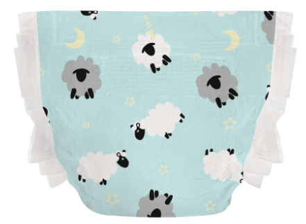 The Honest Company Overnight Baby Diapers, Sleepy Sheep, Size 6, 42 ct EasyOptionXY LLC