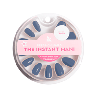 Olive & June Press-on Artificial Nails, Almond Medium, Social Studies, Blue, 42 Ct EasyOptionXY LLC