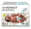 The Honest Company Clean Conscious Baby Diapers, Size 1, 120 ct EasyOptionXY LLC