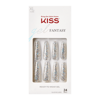 KISS Gel Fantasy Ready-to-Wear Fake Nails, 'Best Friend', 28 Count EasyOptionXY LLC