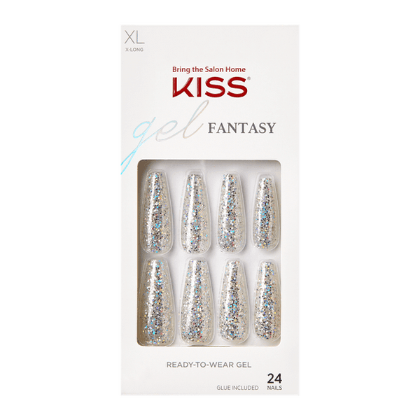 KISS Gel Fantasy Ready-to-Wear Fake Nails, 'Best Friend', 28 Count EasyOptionXY LLC