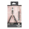 Japonesque Stainless Steel Soft Touch Toenail Clipper and Cuticle Pusher, 2 Piece EasyOptionXY LLC