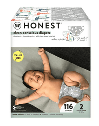 The Honest Company Clean Conscious Baby Diapers, Size 2, 116 ct EasyOptionXY LLC