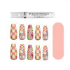 Salon Perfect Artificial Nails, 115 Modern Nostalgia Pink Checkers, File & Glue Included, 30 Nails EasyOptionXY LLC