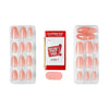 KISS imPRESS Bare but better Medium Coffin Gel Press-On Nails, Glossy Light Neutral, 30 Pieces EasyOptionXY LLC