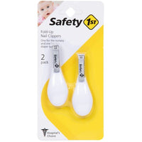 Safety 1st Fold-Up Nail Clippers 2 pack, White EasyOptionXY LLC