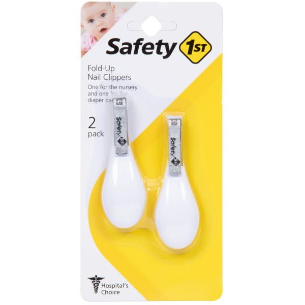 Safety 1st Fold-Up Nail Clippers 2 pack, White EasyOptionXY LLC