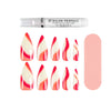Salon Perfect Modern Art Abstract Swirl Nail Set, File & Glue Included, 30 Pieces EasyOptionXY LLC