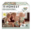 The Honest Company Clean Conscious Baby Diapers, Size 4, 92 ct EasyOptionXY LLC