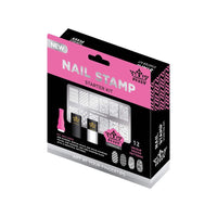PUEEN Nail Art Stamp Designer Kit, Metal Stamping Plate, 12 Patterns EasyOptionXY LLC