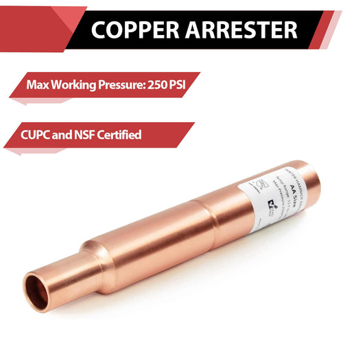 3/4" Sweat Straight MIP Copper Water Hammer Arrestor Plumbingsell