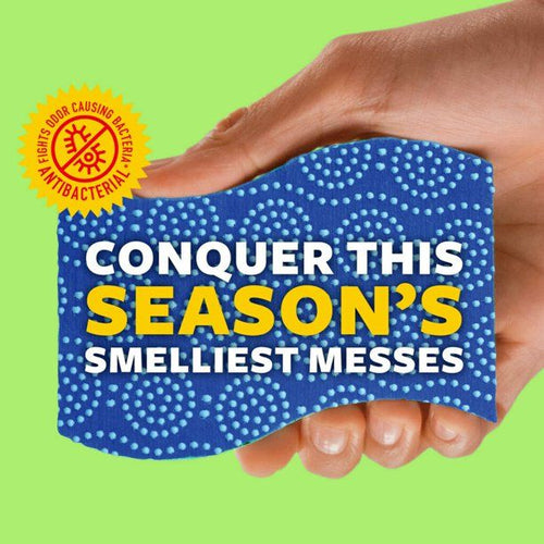 Scotch-Brite Stay Fresh Antibacterial Sponges, 3 Scrubbers EasyOptionXY LLC