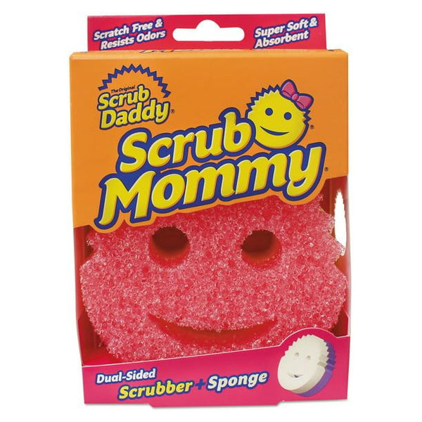 Scrub Daddy Scrub Mommy Sponge, Pink, 1ct Sponge, Soft in Warm Water, Firm in Cold EasyOptionXY LLC