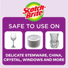 Scotch-Brite Sponge for Delicate Surfaces, Gentle Safe Clean, 3 Scrubbers EasyOptionXY LLC