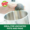 Scotch-Brite Stainless Steel Scrubbers, 3 Scrubbers EasyOptionXY LLC