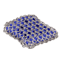Lodge Square Chainmail Scrubbing Pad, Blue EasyOptionXY LLC