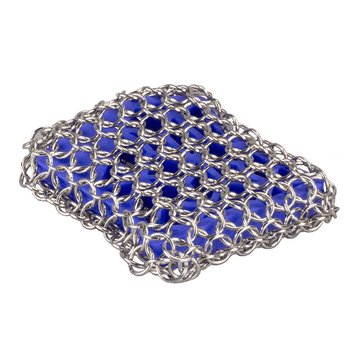 Lodge Square Chainmail Scrubbing Pad, Blue EasyOptionXY LLC