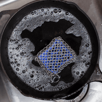 Lodge Square Chainmail Scrubbing Pad, Blue EasyOptionXY LLC