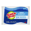 Scotch-Brite Zero Scratch Non-Scratch Scrub Sponges, 3 Scrubbing Sponges EasyOptionXY LLC