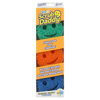 Scrub Daddy Colors Non-Scratch Flex Texture Sponge, Multi-Color, 3 Ct EasyOptionXY LLC