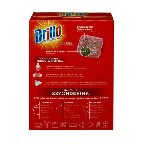 Brillo Steel Wool Soap Pads, 10 Count EasyOptionXY LLC
