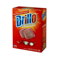 Brillo Steel Wool Soap Pads, 10 Count EasyOptionXY LLC