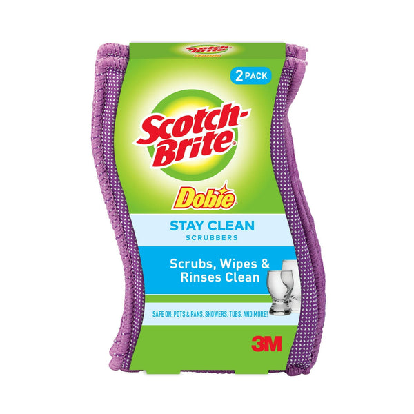 Scotch-Brite Stay Clean Scrub Sponge, 2 Count EasyOptionXY LLC