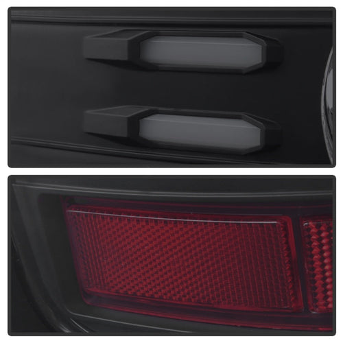 Spyder Chevy Silverado 16-17 Light Bar LED Tail Lights - Black Smoke ALT-YD-CS16-LED-BSM OffRoadUSA.com