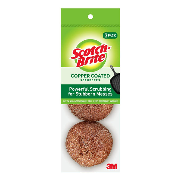 Scotch-Brite Copper Coated Scouring Pads, 3 Count EasyOptionXY LLC