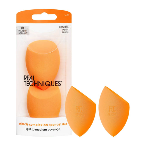 Real Techniques Miracle Complexion Makeup Sponge, Orange, 2 Count EasyOptionXY LLC
