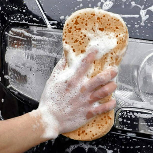 Yellow Absorbent Wash Sponge Pad 20 x 18 x 4.8cm for Vehicles Car EasyOptionXY LLC