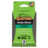 Gator 2-5/8x4 Angled Sponge Coarse, 2 Pack EasyOptionXY LLC