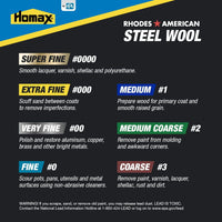 Rhodes American Steel Wool, Course Grade EasyOptionXY LLC