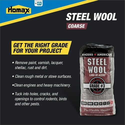 Rhodes American Steel Wool, Course Grade EasyOptionXY LLC