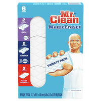 Mr. Clean Magic Eraser Variety Pack Assortment Cleaning Pads, 6 Ct EasyOptionXY LLC