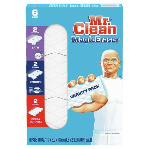 Mr. Clean Magic Eraser Variety Pack Assortment Cleaning Pads, 6 Ct EasyOptionXY LLC