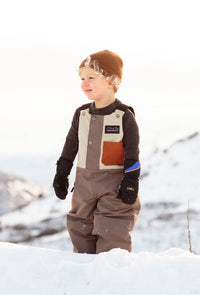 Waterproof Snow bib for youth and toddler Keep the Littles Wild