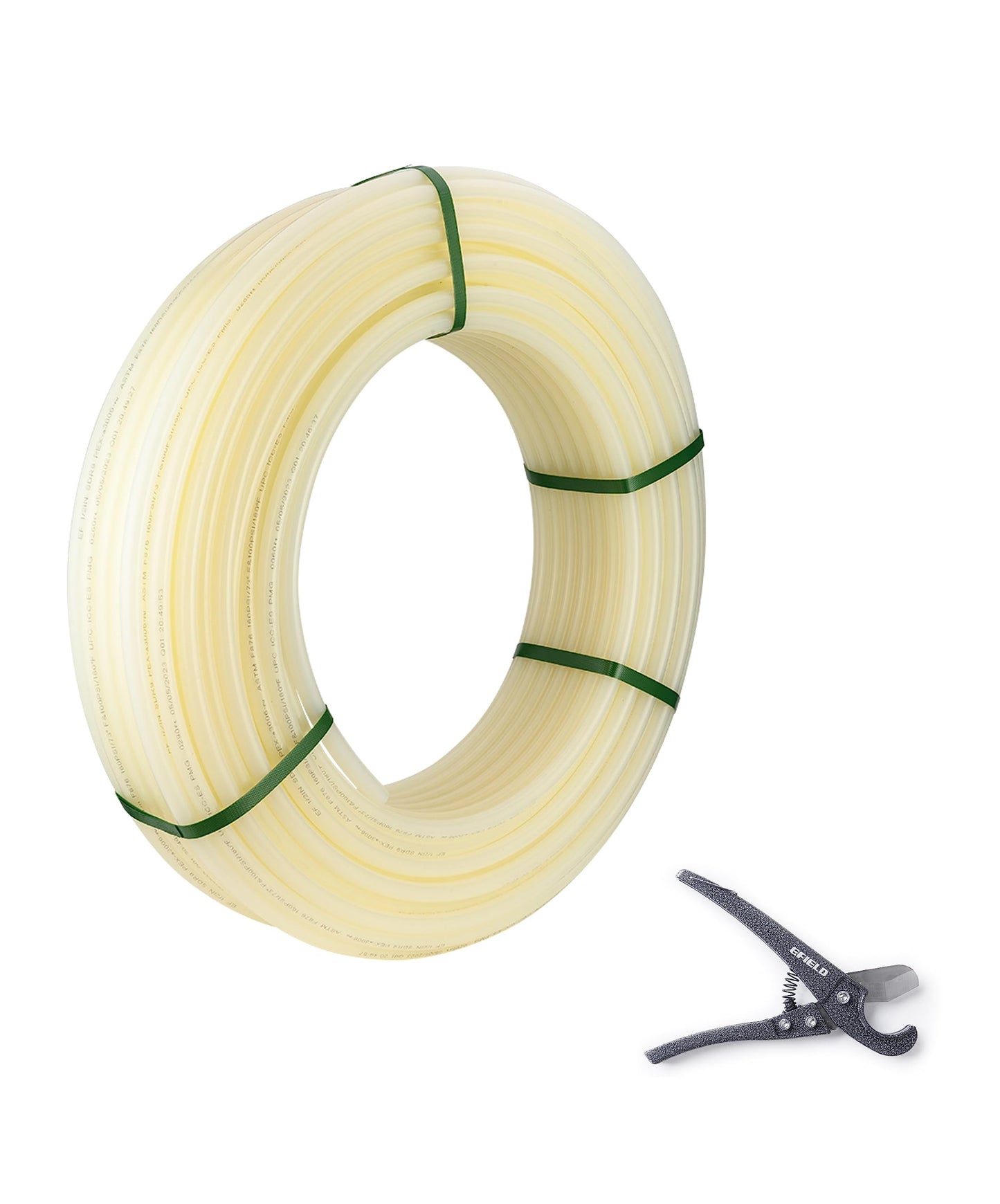 3/4" 100ft PEX-A Pipe (White & Cutter)