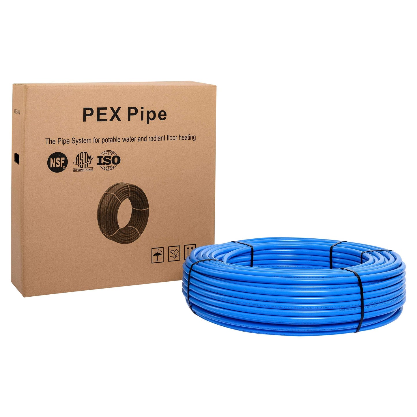 3/4" 200ft PEX-B Pipe (Blue & Cutter)