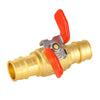 3/4" PEX-A Expansion Butterfly Ball Valve, Red (Lead Free) Plumbingsell
