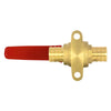 3/4" PEX Crimp Drop Ear Ball Valve, Red (Lead Free) Plumbingsell