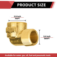 3/4" MNPT X FNPT Elbow Plumbingsell